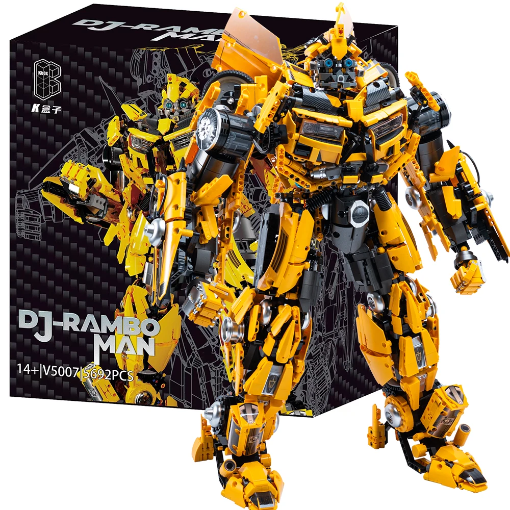 5692PCS Technical Bumblebeed Transformation Robot  Building Blocks Bricks Smart Autobot Assemble Figure Toys Gifts For Kid