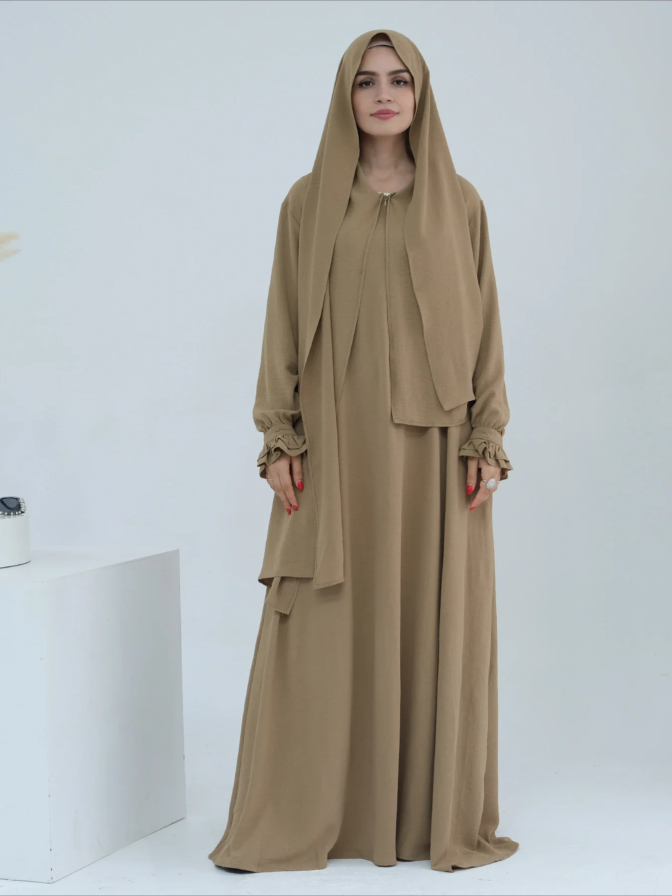 Abayas 여성용 원피스 모로코 카프탄, 히잡 베스티도스, 라마단 두바이 무슬림 드레스, 이슬람 아랍 롱 로브