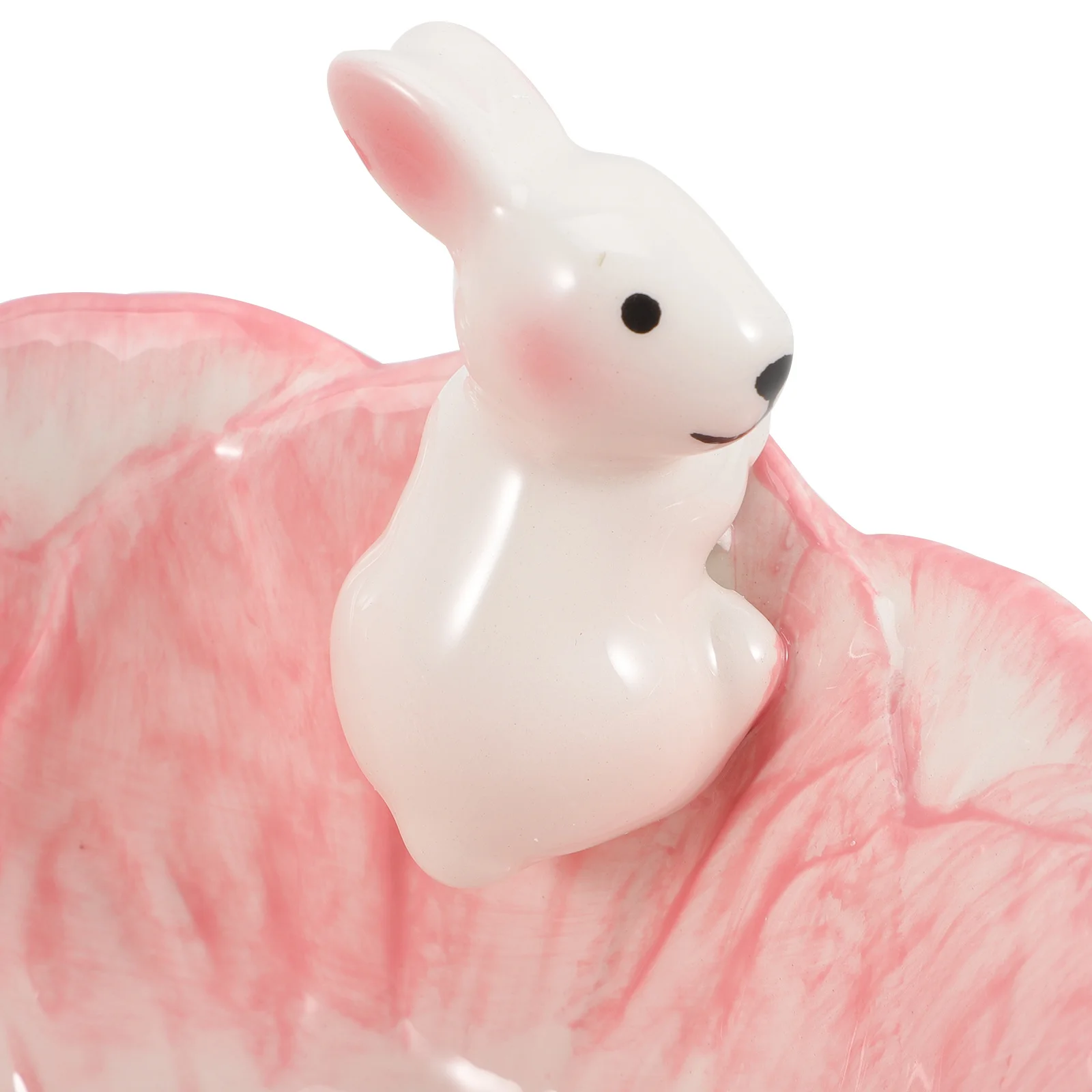 

1Set Rabbit Ceramic Bowl Small Adorable Design Household Fruit Salad Snack Dessert Bowl Ceramic Food Container
