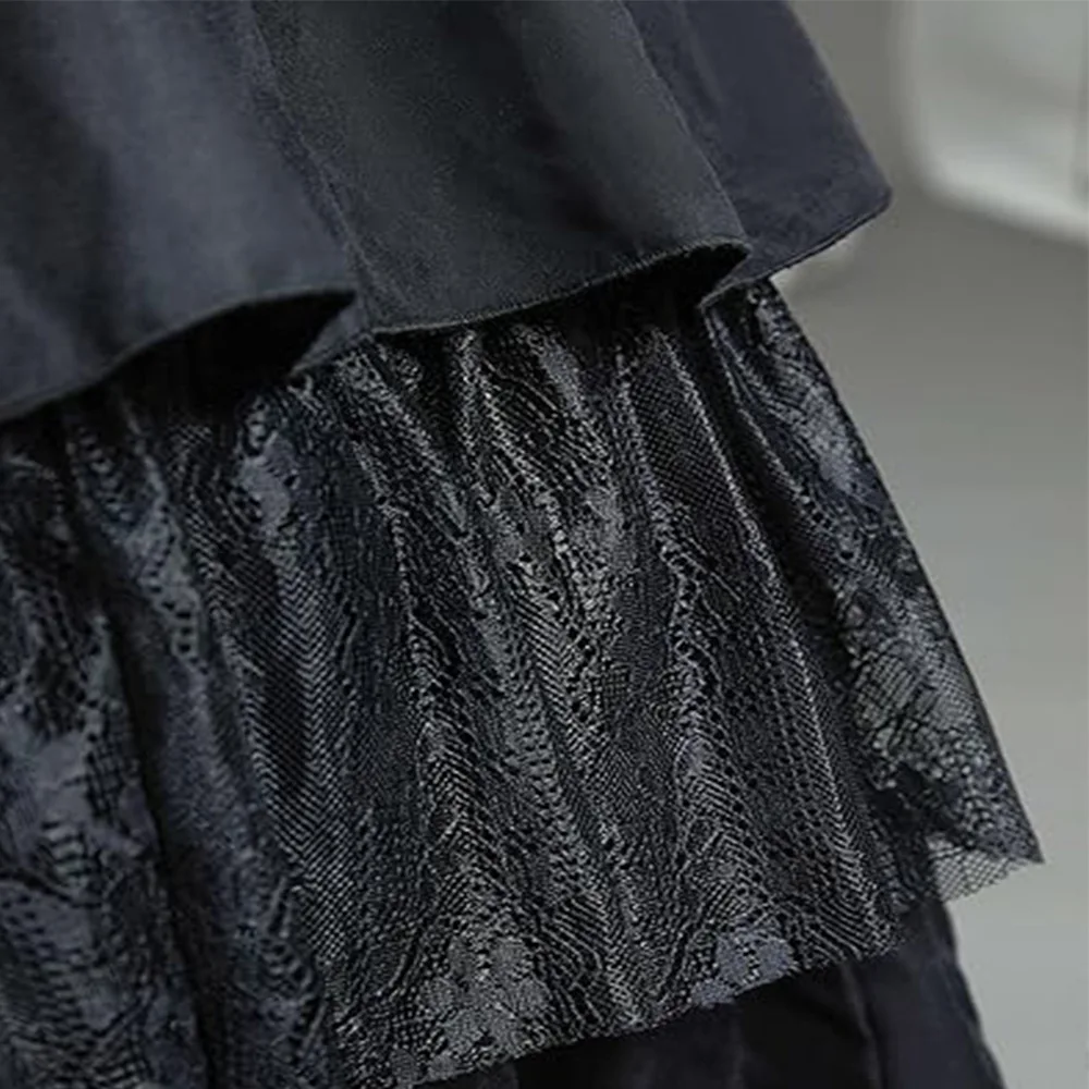 فساتين الأميرة الفيكتورية الرجعية الجديدة للمرأة في العصور الوسطى عصر النهضة الأسود القوطية المحكمة فستاين سهرة/فساتين الحفلات ملابس حفلات الهالوين