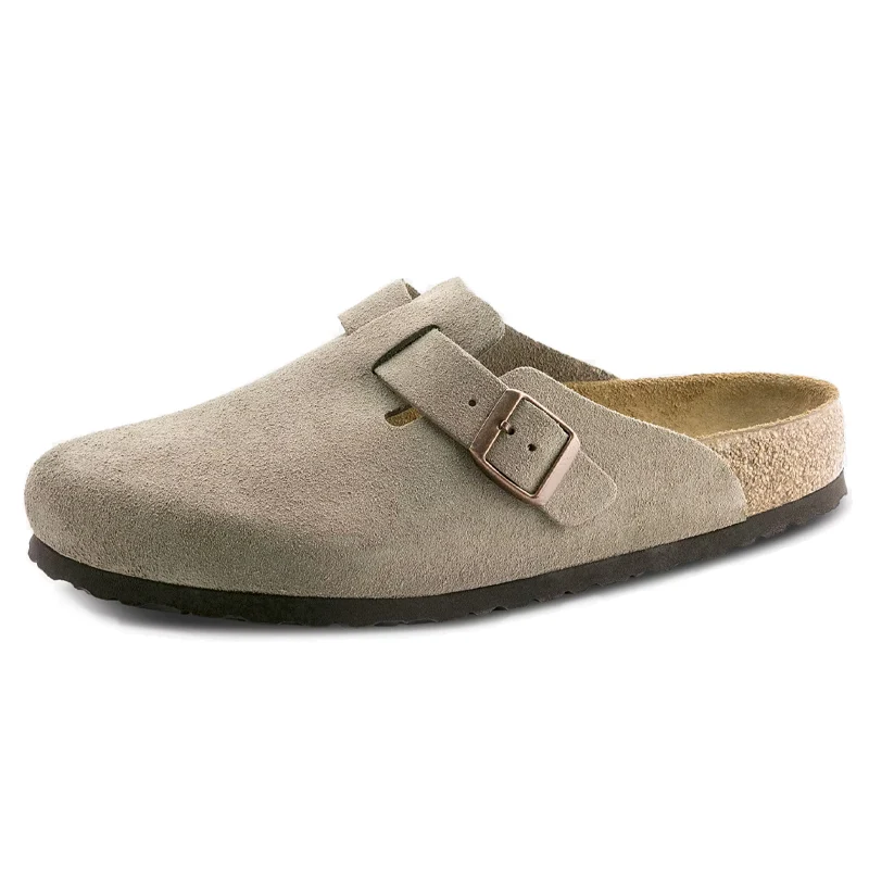 

Men's and Women Suede Slides Shoes Slip-on Loafers Slippers Normal Regular Wide