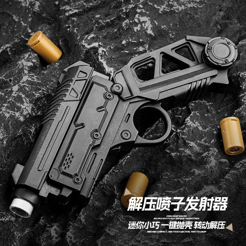 EDC Mini Multi Playability Ratsche Flip Antistress Spielzeug Pistole Auswurf Shell Stress Relief Fidget Spinner Zappeln Spielzeug Geschenke