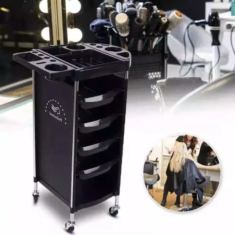 Storage Hair Salon Trolley Manicure Wheels Medical Makeup Salon Trolley Cart Rolling Carrello Estetica Salon Furniture HD50TC