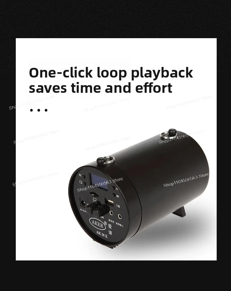 

AKER AK38 Multi-Function Reverb Amplifier, TF Card USB Music Playback