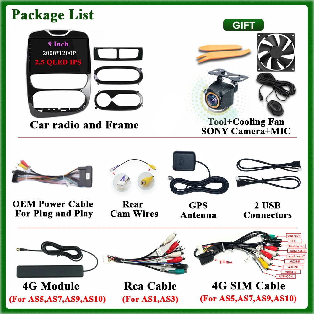 راديو سيارة أندرويد 15 لرينو كليو 3 4 2012 2013 2015 - 2018 نظام تحديد المواقع والملاحة أندرويد السيارات Carplay واي فاي عرض الفيديو رقم 2din #6