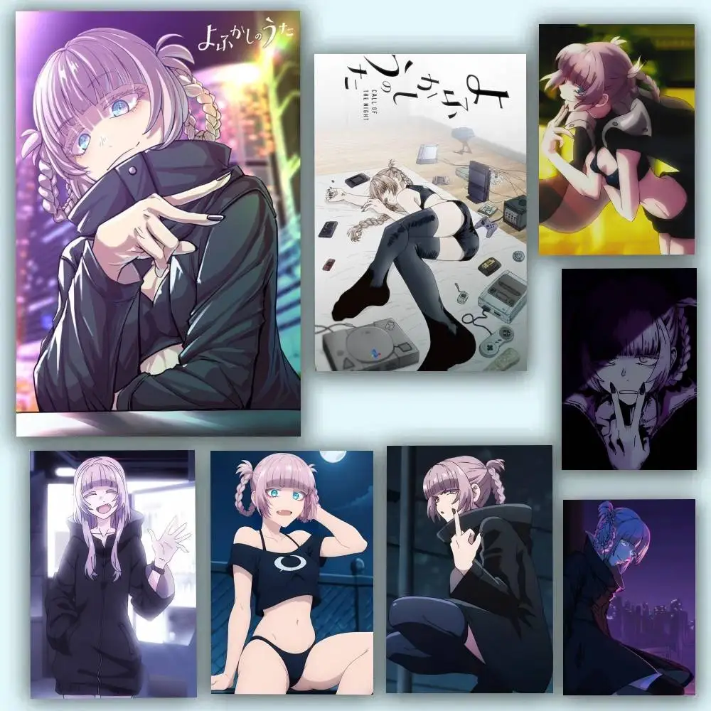 1pc Anime C-CALL OF THE NIGHT Posters Self Adhesive Waterproof Ideal For Living Room Bedroom Bar Decoration