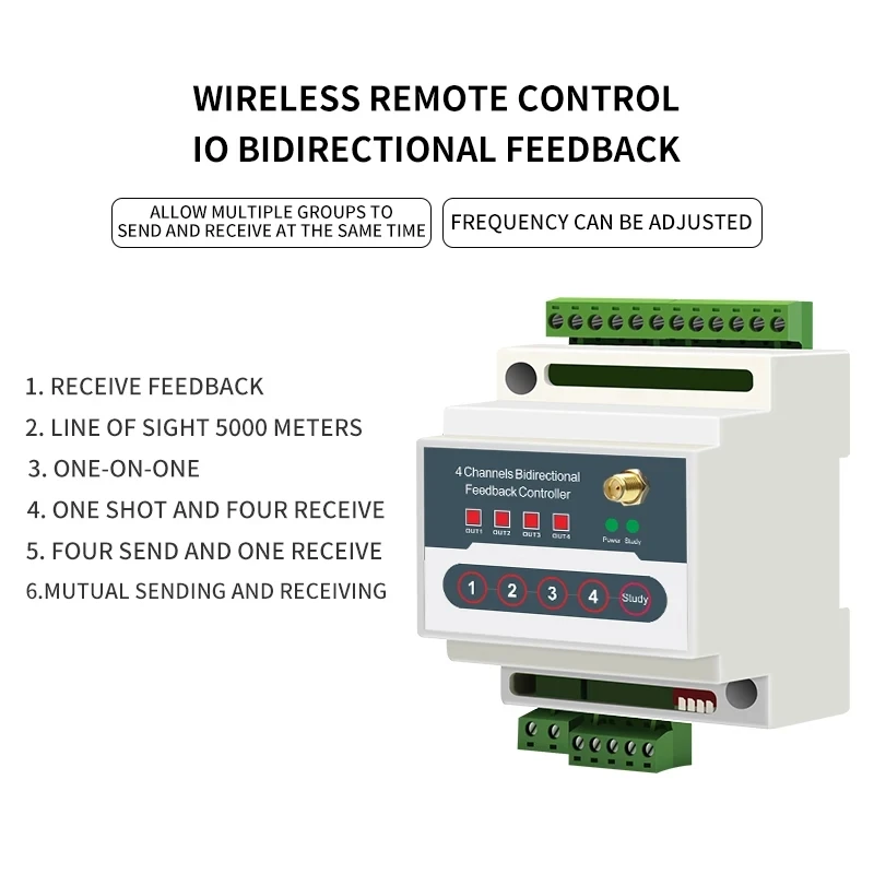 Imagem -04 - Puffins-bidirectional Feedback Series Plc Controle Remoto Transmissão de Sinal Interruptor de Controle Inteligente