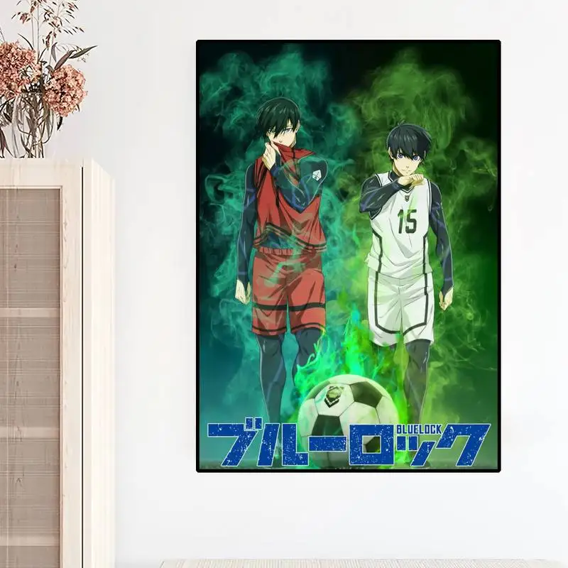 Anime BLUE LOCK Isagi Yoichi POSTER Poster Prints Wall Painting Bedroom Living Room Decoration Home