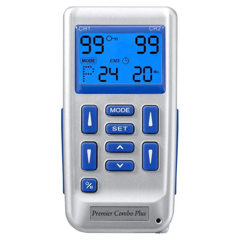 

EM-6300A Portable Muscle Stimulator Taiwan ABS Tens Therapy Device Electrode Pads Home Use Pain Relief Treatment 1-Year Warranty