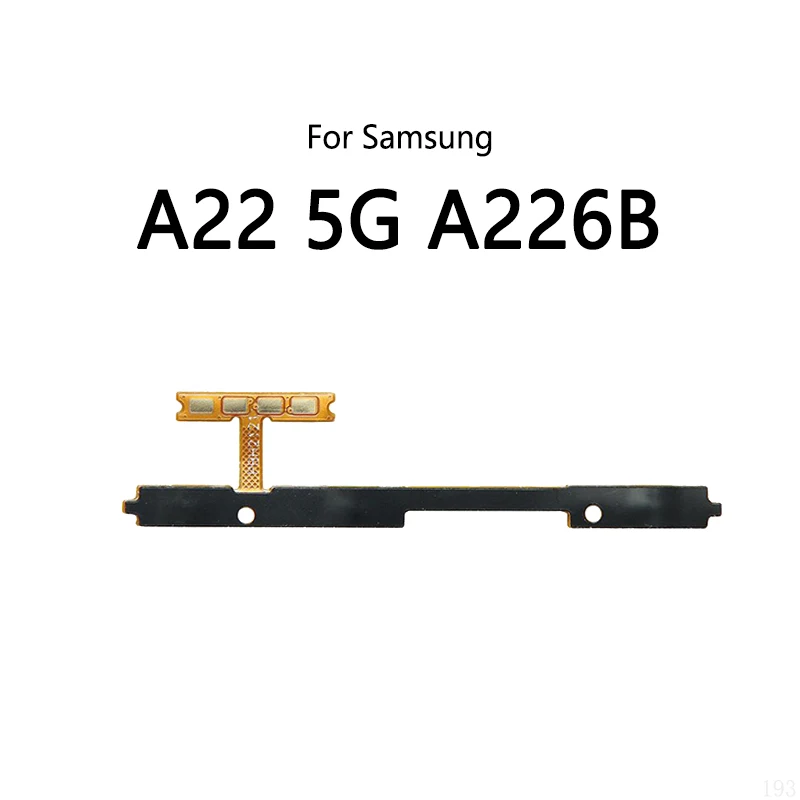 Power Button Switch Volume Mute Button On / Off Flex Cable For Samsung A02 A02S A12 A125F A22 4G 5G A225F A32 A325F A42 A52 A72