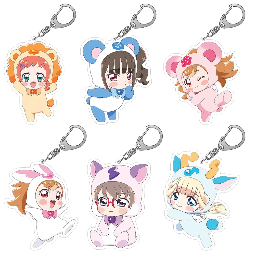 Guo Xiao Luo Official Pretty Cure Selene Cosmo Cosmo anime peripheral cute character girl acrylic keychain Bag pendant gift