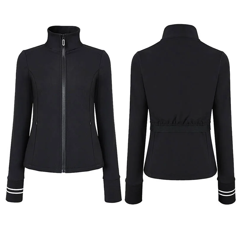 Newly Thick Warm Sports Golf Jacket for Women Waterproof Slim Coat Ladies Autumn Winter Windproof Casual Golf Workout Jackets