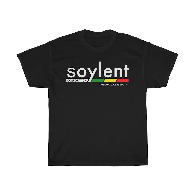 

Soylent Green Corporation Retro Movie Men's Navy Black T-Shirt Size S to 5XL