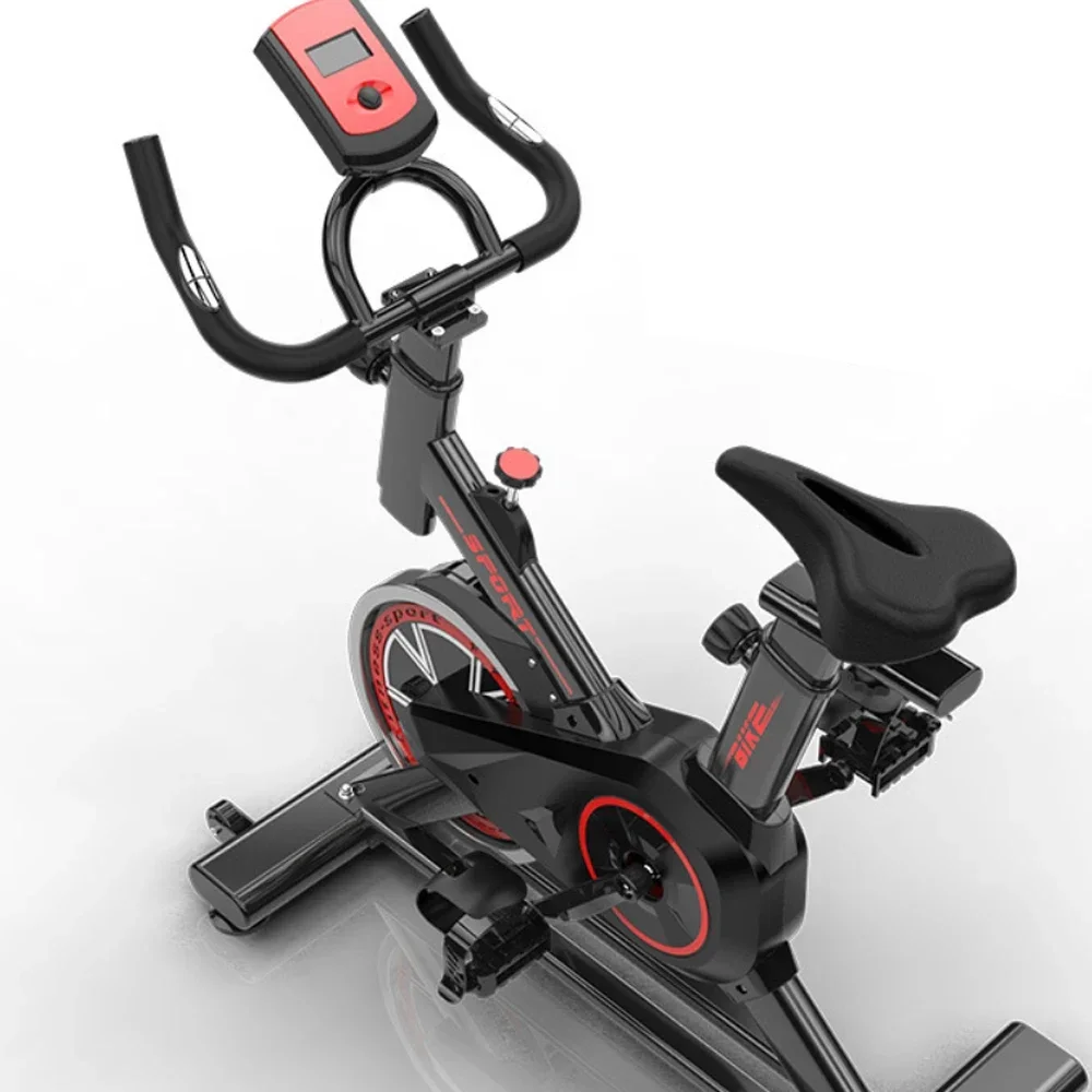 Indoor Cycling Bike Stationary Exercise Bike for Home Gym with Comfortable Seat Cushion Silent Belt Drive Spinning Bicycle