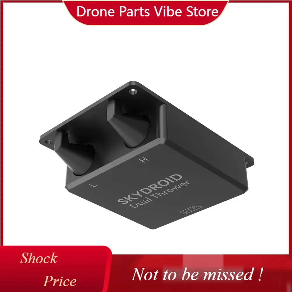 

Двухканальный дронарм DP Racing Speed Skydroid для легкого сброса грузов до 2 кг для радиоуправляемых дронов