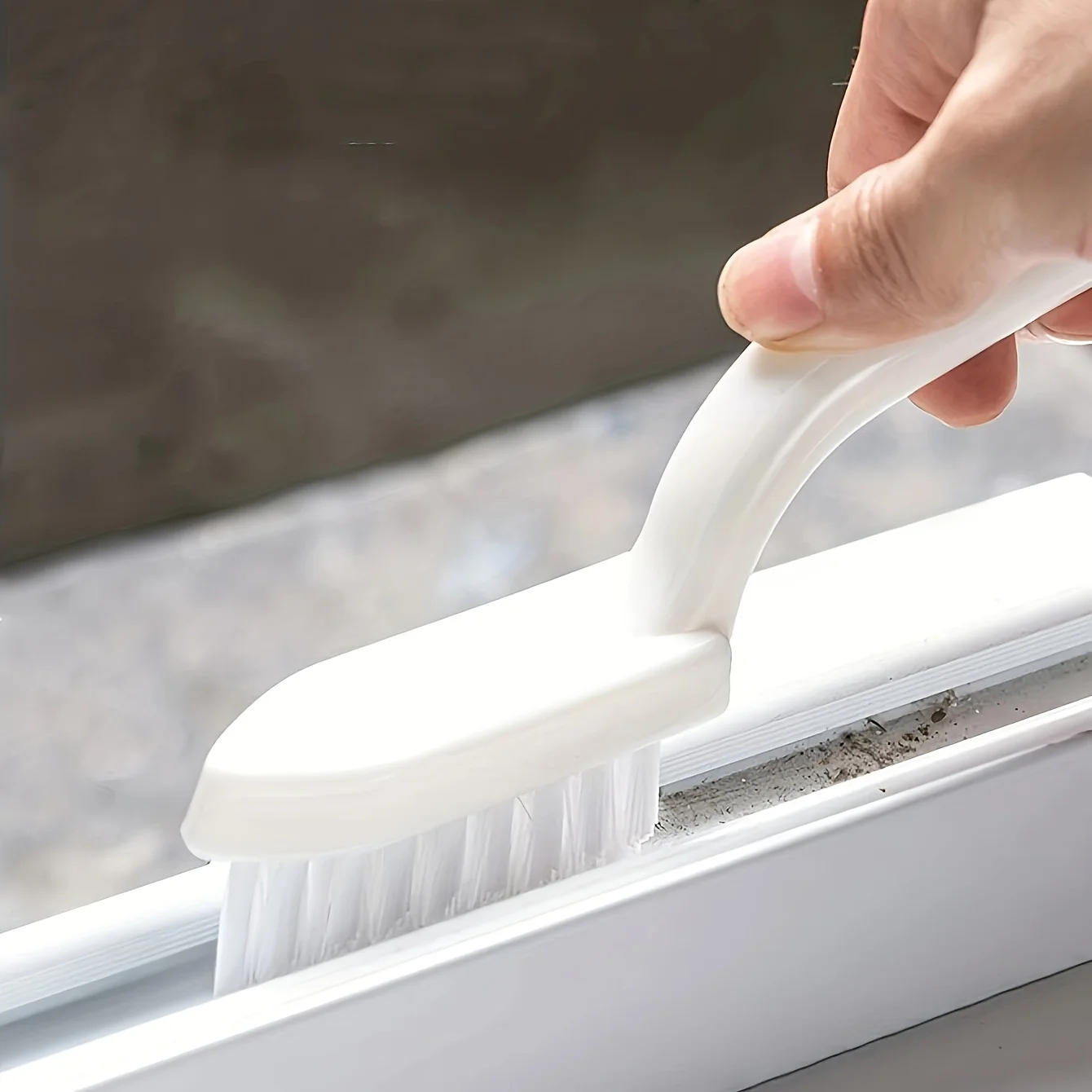 1pc Slot Cleaning Brush, Multi-functional Handheld Design | Bathroom Cleaning Tool / Handheld Cleaning Brush