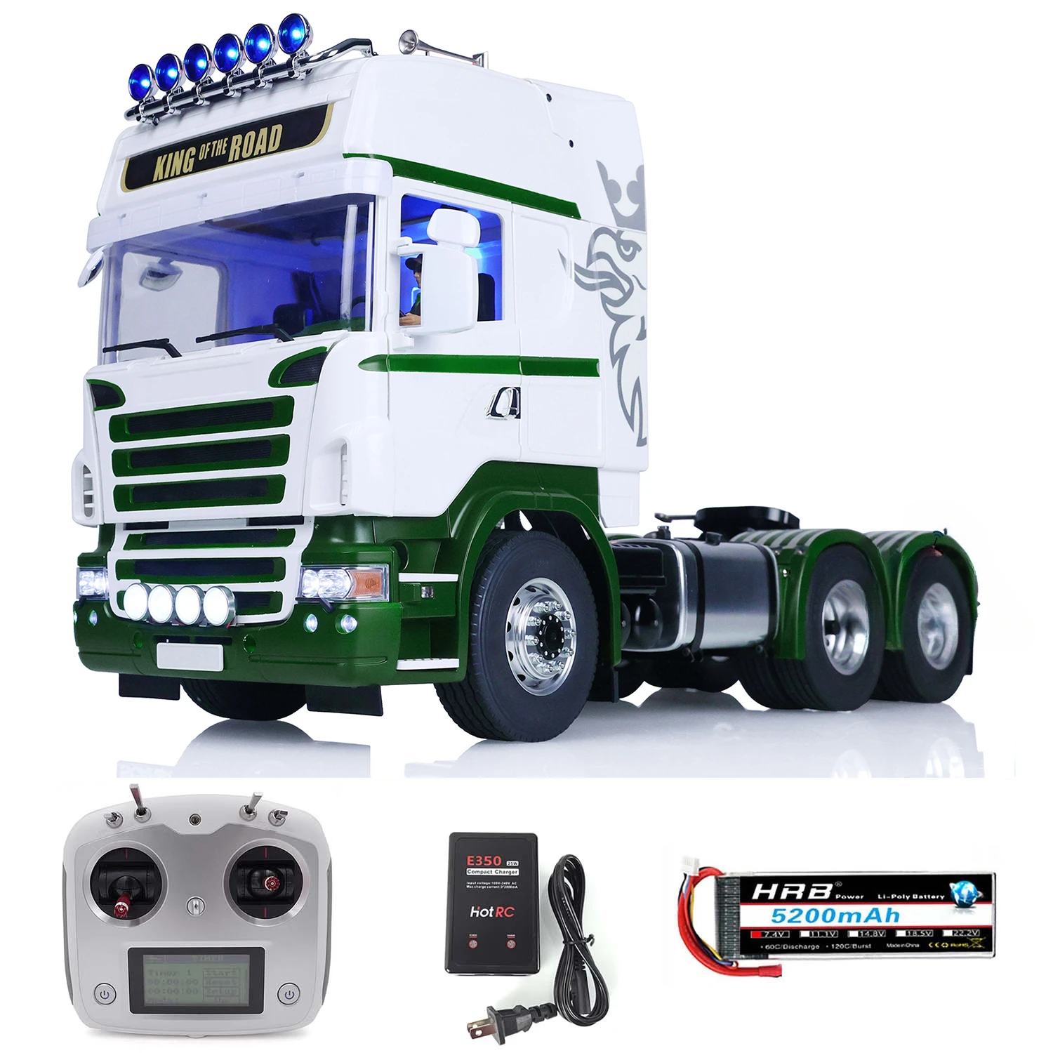 

1/14 6X6 RC трактор грузовик RTR Модернизированный Собранный окрашенный W контроллер для Toucanhobby Tamiyaya автомобильные игрушки для мальчика Thzh1486