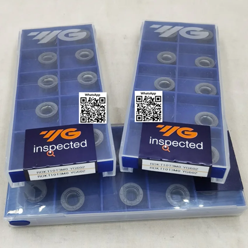 RDKT0802MO YG602/RDKT10T3MO YG602/RDKT1204MO YG602 Original YG Carbide Inserts CNC Milling Inserts 10PCS/BOX