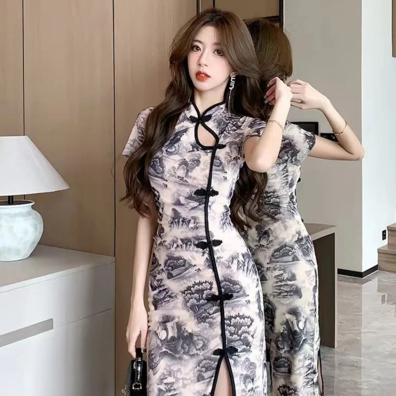 Vestidos de manga comprida feminino marrom inverno lã espinha de peixe cabido empilhado gola alta quente acolchoado em camadas recepção de aniversário picante