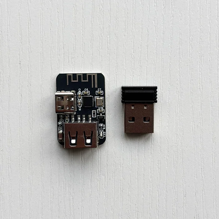 Wired Keyboard to Wireless 2.4g Keyboard Converter Simultaneously Control Multiple Computers Cell Phones Shared Use