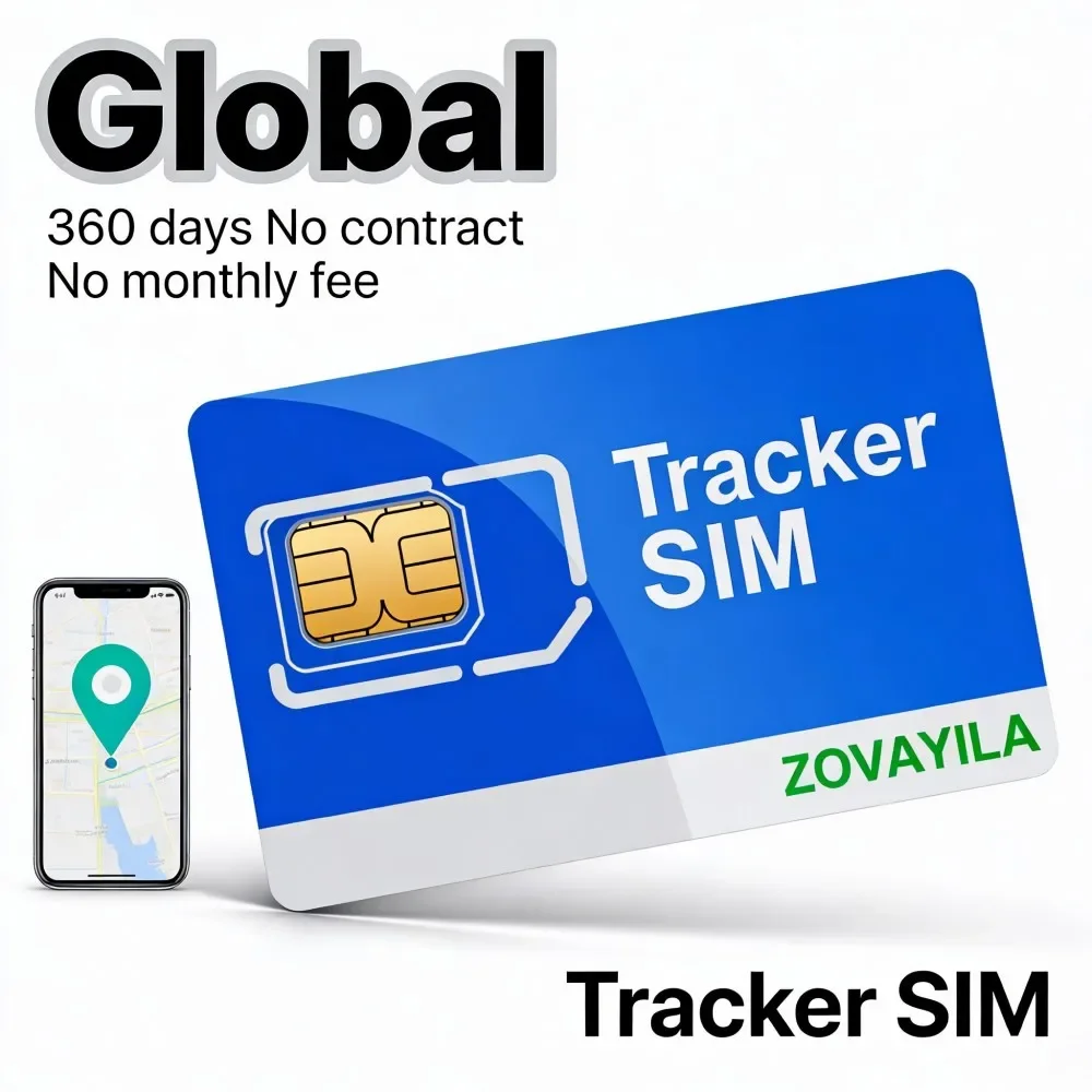 Global Contract Free 360MB/360 Day Universal M2M SIM Card for 170 Countries/Regions, Suitable for TK905 ST-901L C09, Etc