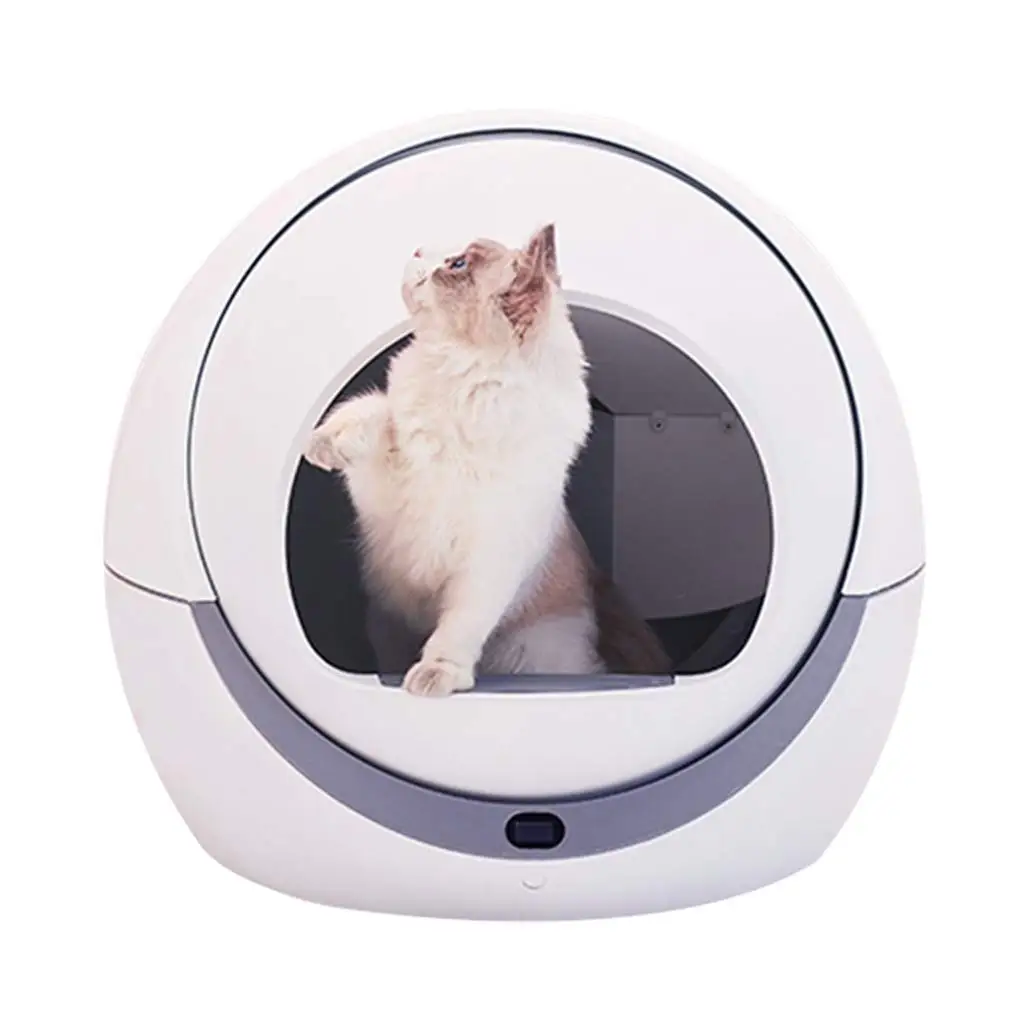 petree automatic smart cat toilet semi-closed deodorant automatic cat  box