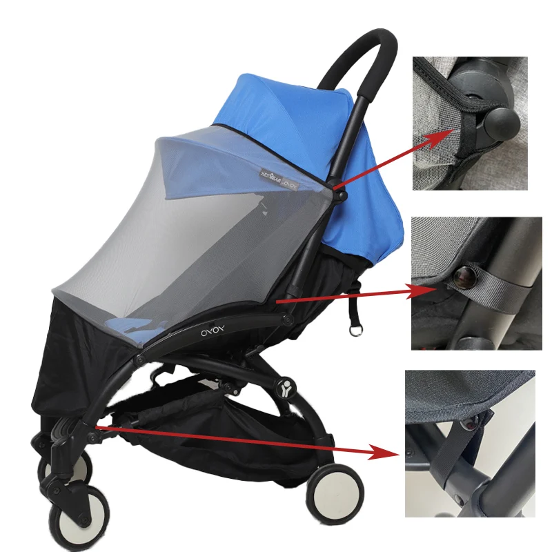 YOYO2 Mosquitera para cochecito con malla de verano y bolsillo - imagen 3