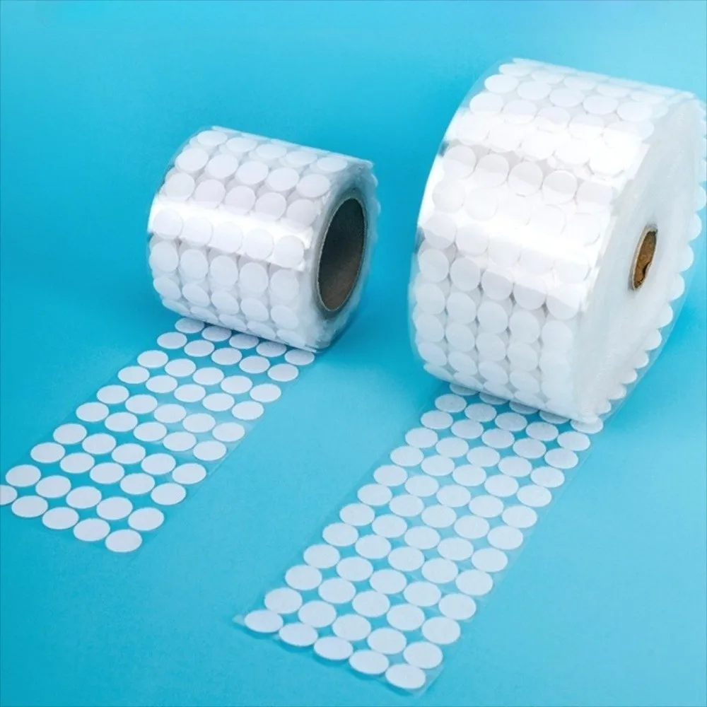 500/504 Pairs Felt Stickers Self Adhesive Dots Waterproof Sticky Back Fastening Dots Tape Hook Loop 10/15/20mm