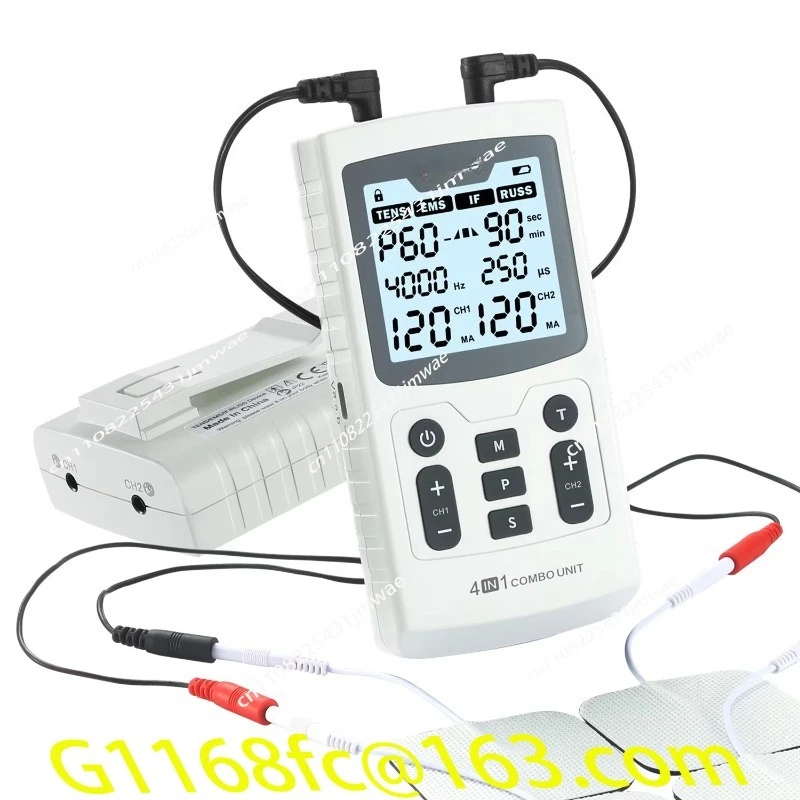 4-in-1 Combination RUSS+EMS Interference Current Digital Rehabilitation Machine Equipment Trainer