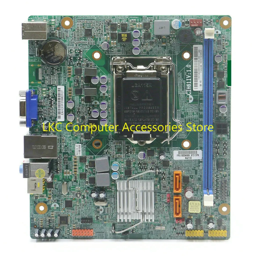 New FOR Lenovo Thinkcentre H520e Er202 Desktop Motherboard CIH61I V:1.0 LGA1155 90004969 H61H2-LT 100% Tested