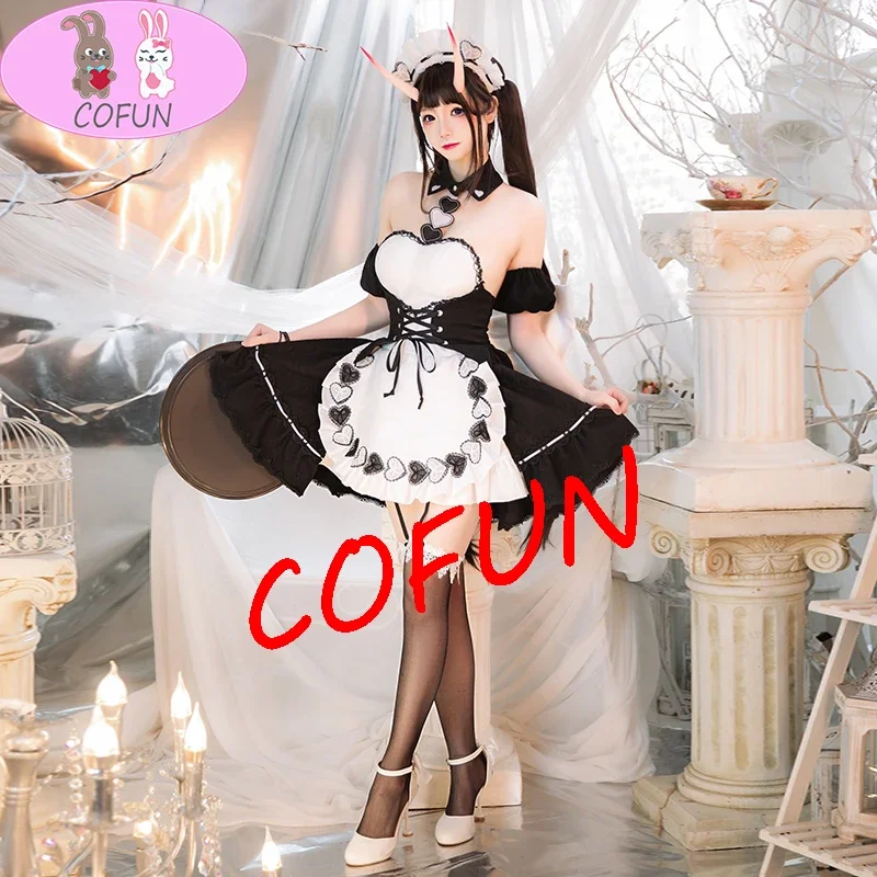 Azur Lane Noshiro Cosplay Costume  Anime Clothes Halloween Game Suit  Lovely Maid Uniform Dress Outfit Women Lolita