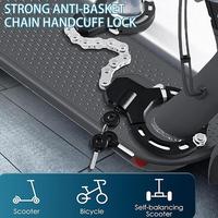 Electric Scooter Lock Handcuff Anti-Rust Motorcycle Lock Electric Scooter Anti-Theft Rustproof Equipment With Key For Bicycles