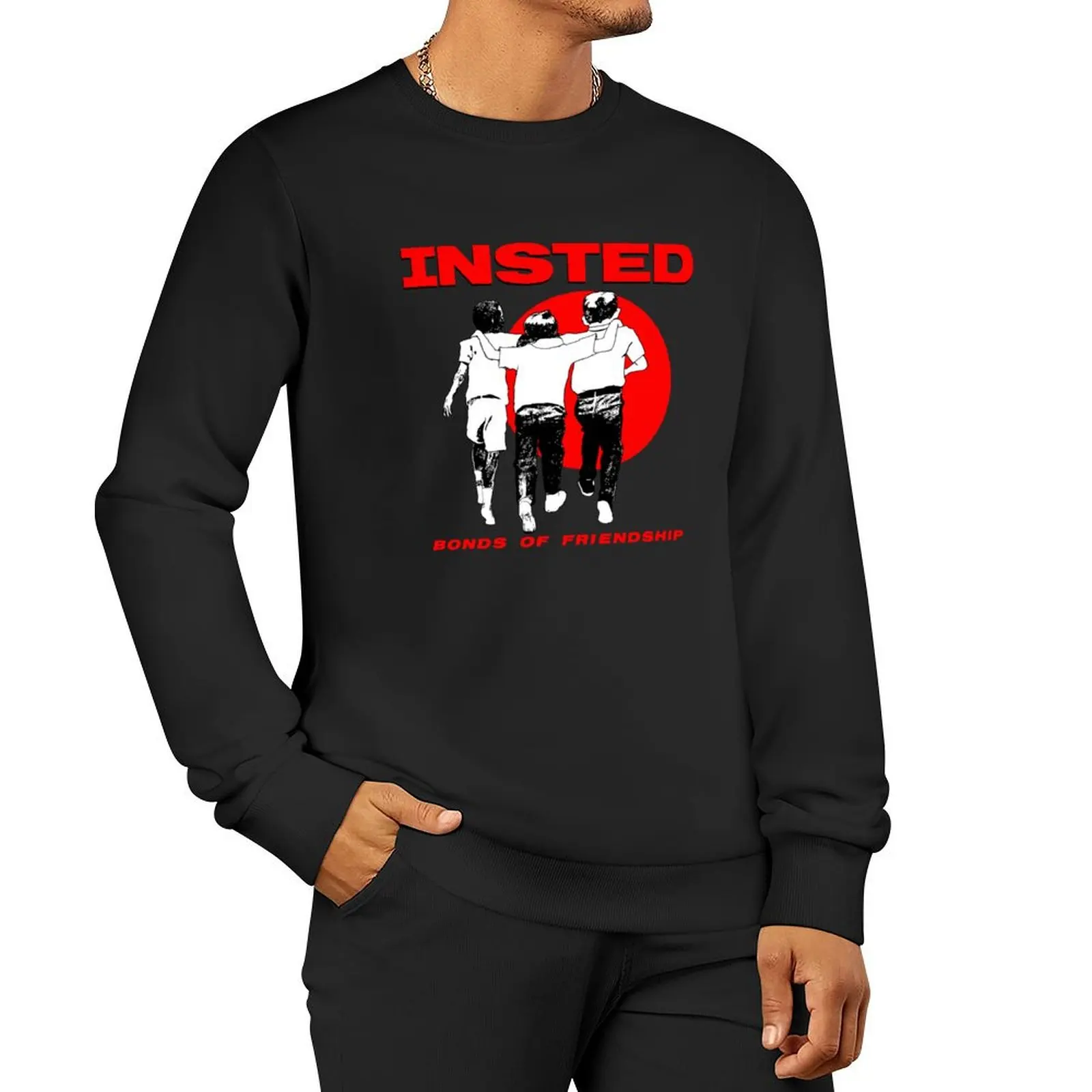 

Insted Bonds Of Friendship Pullover Hoodie mens clothes new hoodies and sweatshirts