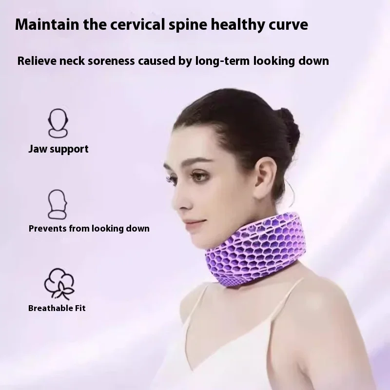 

Поддержка шеи, корректор осанки, шейный воротник для облегчения боли в передней части головы, путешествия, офиса, автомобиля