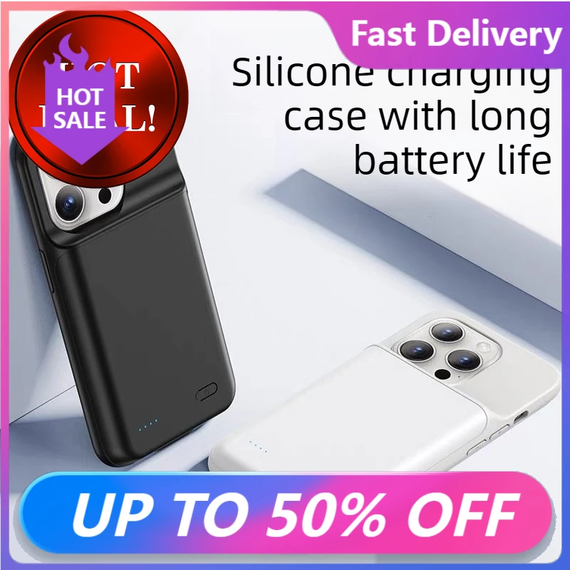 

10000Mah Case for Iphone 17 Pro Max ProMax Battery Charger Case Power Bank Black Blue White Fast Delivery