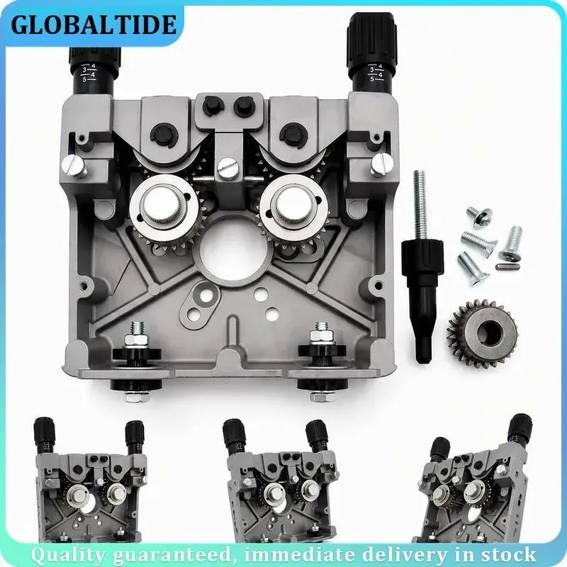 Dual Drive Wire Feeder Mechanism Bracket with Wire Feeding Wheels for Welding Machine 76ZY02A Replacement Part