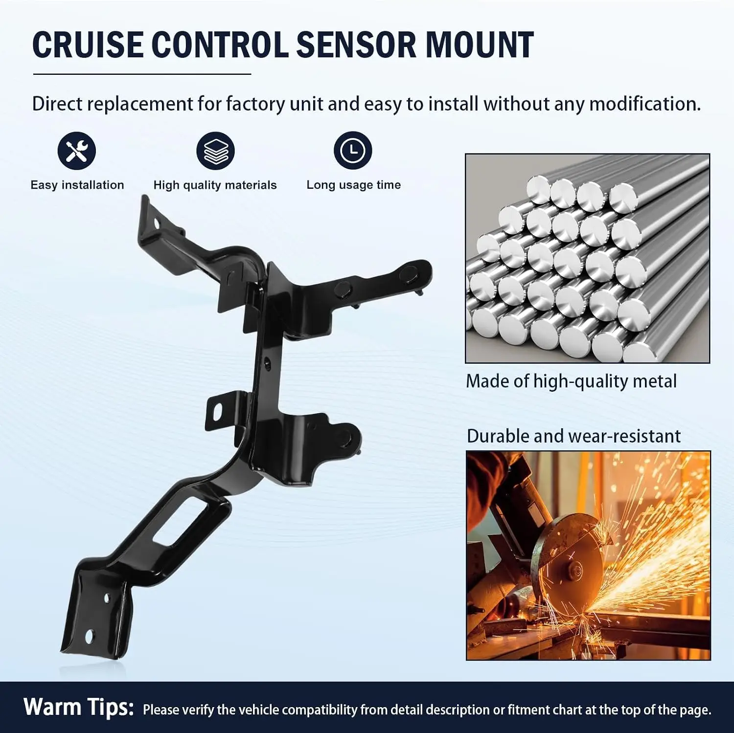 1PCS Car Cruise Control Distance Sensor Bracket Mount 28452-7FW1A For Nissan Rogue 2017-2019 Car Accessories