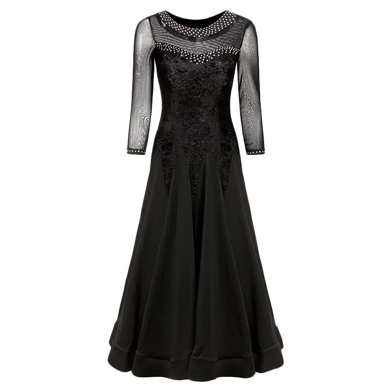 Eleganckie suknie balowe damskie na rok 2025, standardowe stroje do walca na zawody, ekskluzywne nowoczesne kostiumy sceniczne.