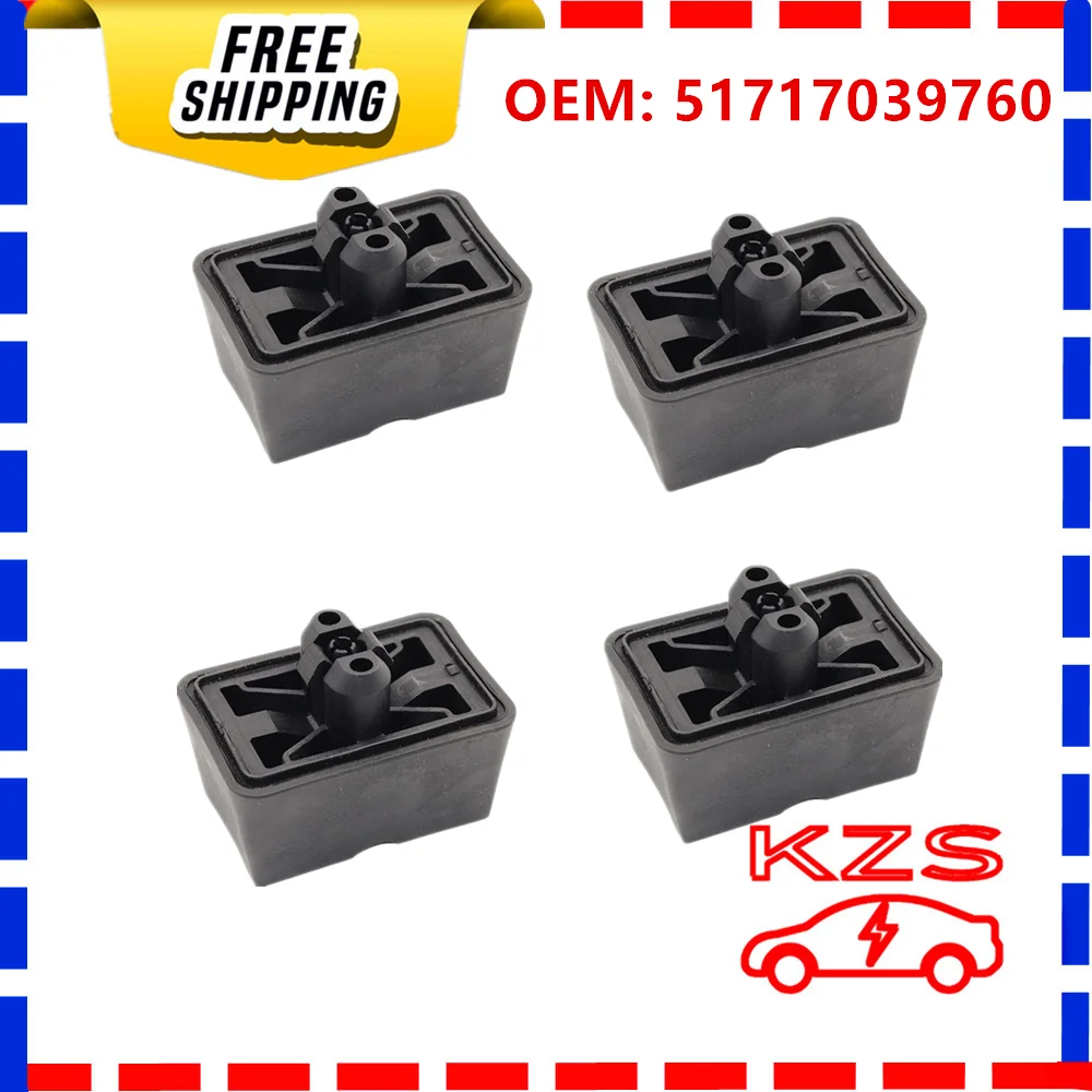 1/4PCS 51717039760 Car Jack  Point Pad Under Car Lifting Support  Plug Lift Block for BMW Mini R50 R55 R56 R57 R58