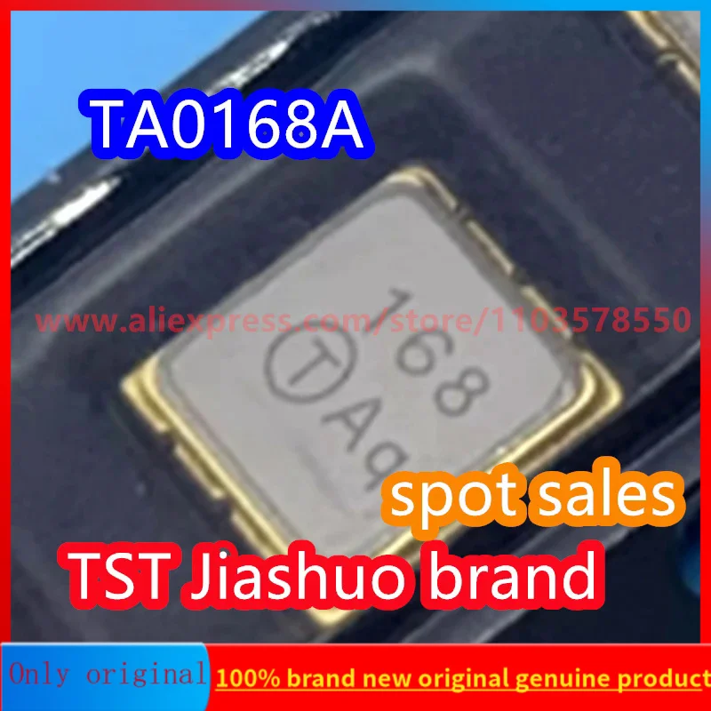 10PCS TA0168A code 168 brand new genuine 163MHz packaged SMD SAW sound meter filter