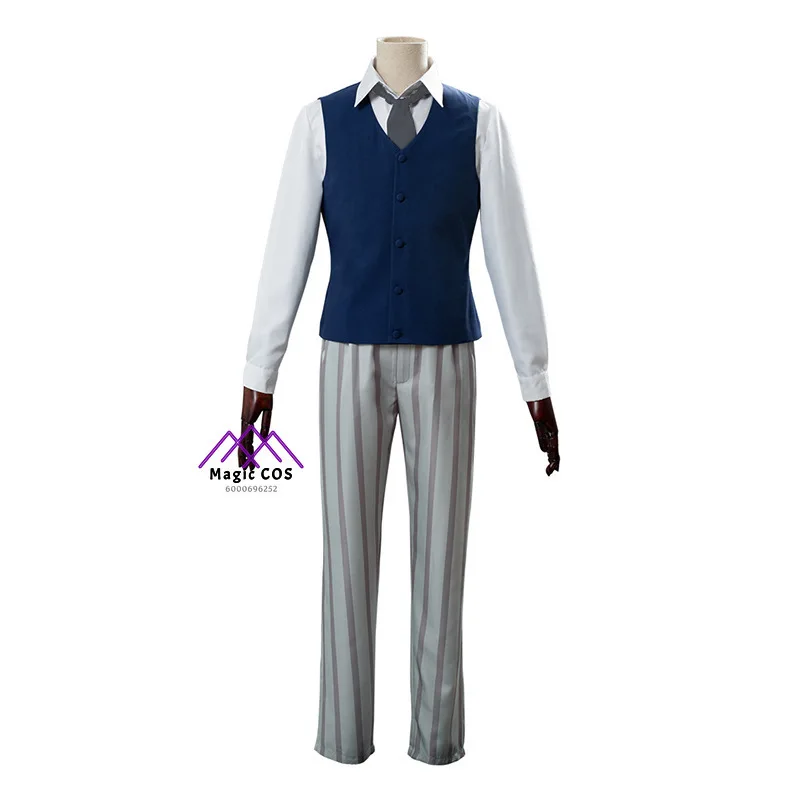 Estoque limitado anime bestaars cosplay cerejaton high school meninos uniforme louis legosi traje terno completo comic con traje