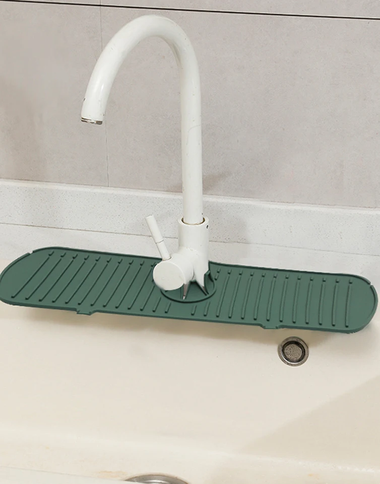 Silikon Drainage Pad Bad Küche Wasserhahn Tropf matte Waschbecken Waschbecken spritzwasser geschützt Abfluss Pad Tisch Wärme isolation schutz – Detail 2