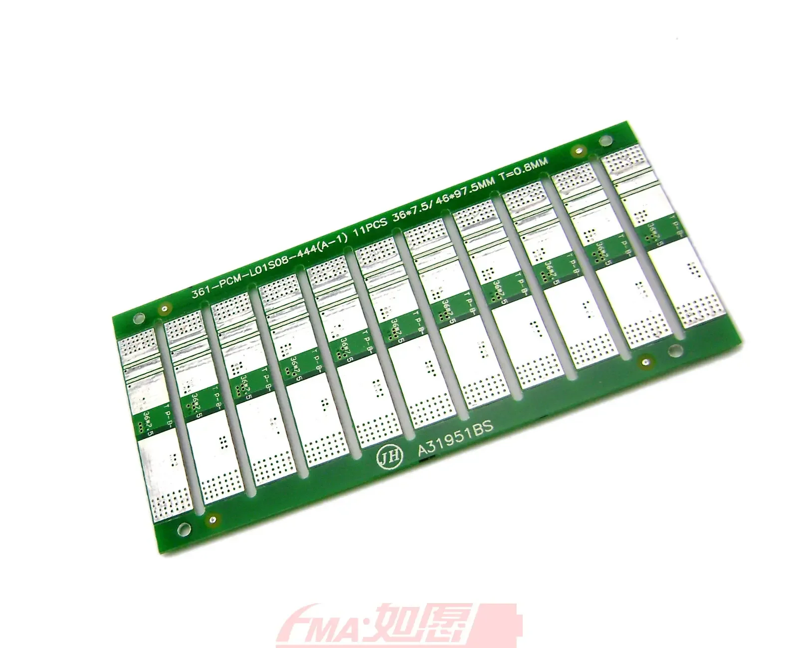 22Pcs 3.2V LiFe Battery PCM LiFePO4 Protection Circuit Module Current 10A SM444