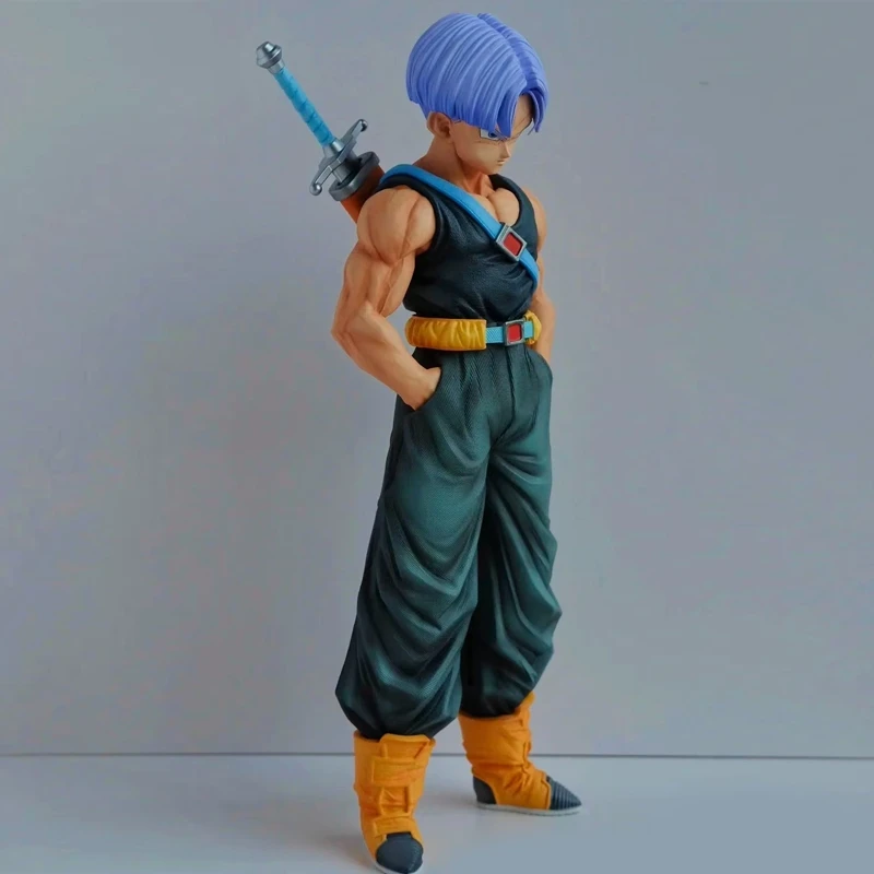 Figura de acción de Dragon Ball Z, figura de NEC Trunks GK Super Saiyan, colección de Anime Future Torankusu, estatua de juguete modelo, 26cm