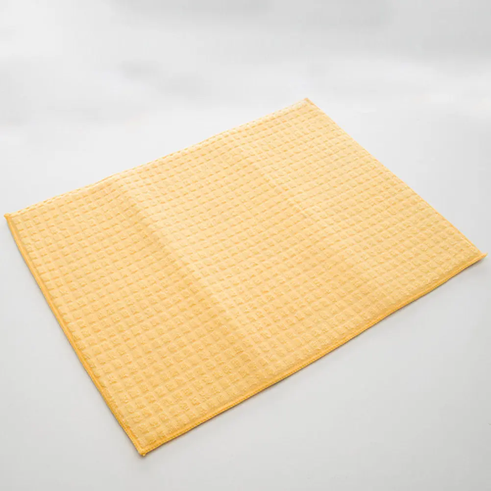 Dish Drying Mats 2 Pack Absorbent Microfiber Non Slip Kitchen Counter Pads Heat Resistant Tableware Mat
