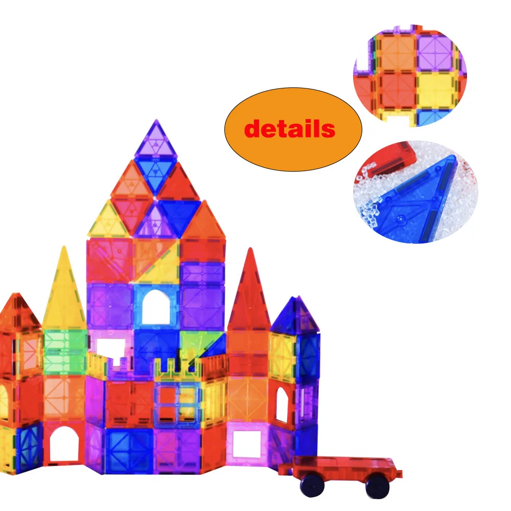 GIROMAG 97 قطعة لوحات البناء المغناطيسية مجموعة البناء الجذعية ألعاب تعليمية هدية للأطفال بنين بنات الذين تتراوح أعمارهم بين 3-12 اللعب الإبداعي