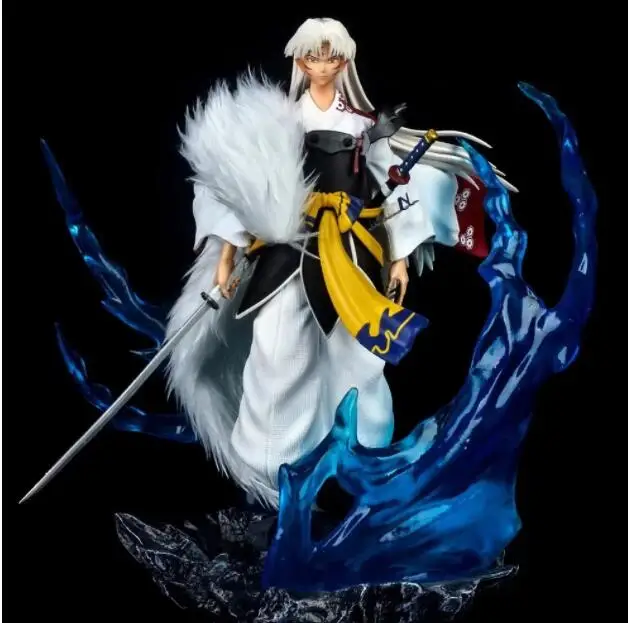 High Quality Limit Sale Anime Inuyasha Sesshoumaru Action Figure Toys 31cm