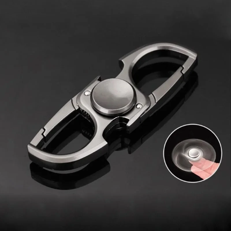 Funny Finger Spinner Fidget Hand Spinner Anti-Anxiety Toy Relieves Stress Finger Spinner Ketchain Bottle Opener Fidget Toys