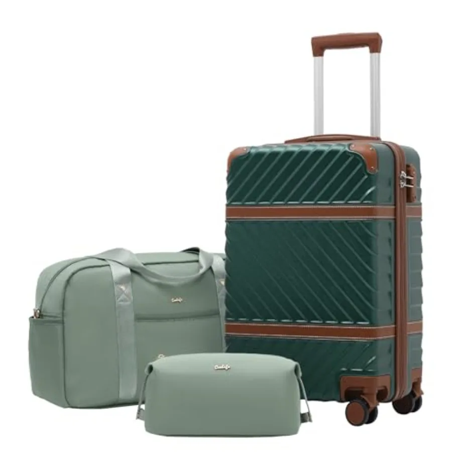 Luggage Set Suitcase Carry On Luggage PC Hardshell Luggage TSA Lock Spin