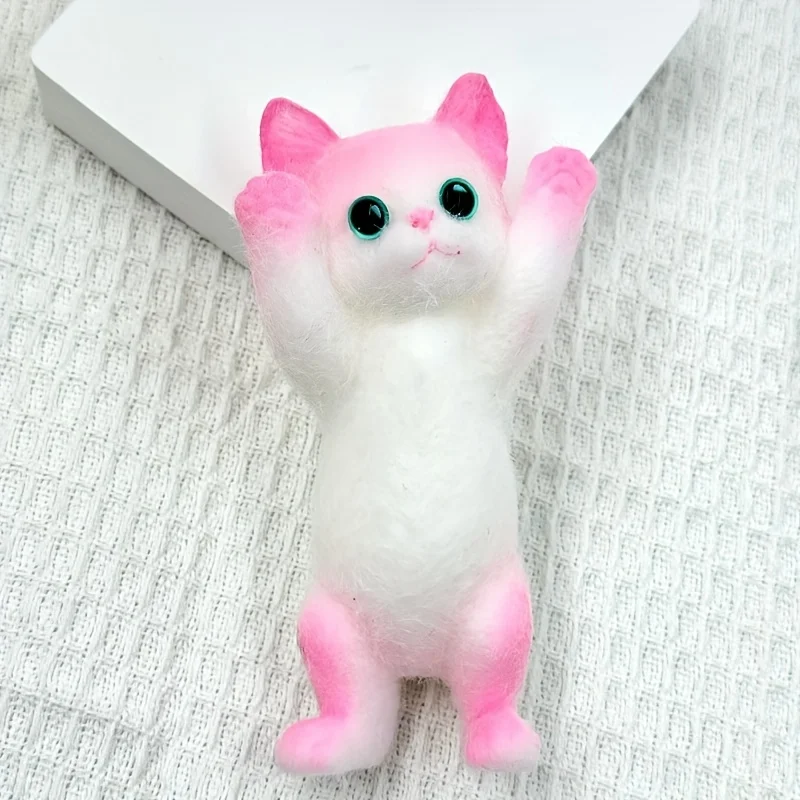 

Сжимаемая игрушка в форме маленького кота с мягким мехом, доступна в четырех цветах, с красивым дизайном котенка. Hallowee